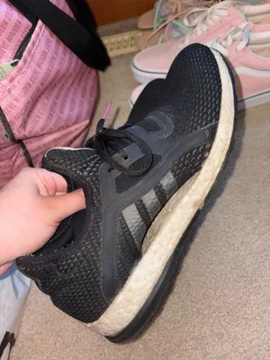 Adidas Black Knit Running Sneakers thumbnail 3
