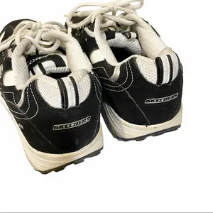 Skechers Size 9 Fitness Shapeups Y2K Black White Womens Sneakers‎ thumbnail 6