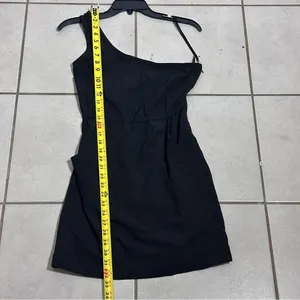 G by Guess‎ Women Black One Shoulder Mini Dress size XS thumbnail 8