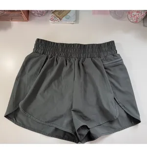 Blooming Jelly Womens Athletic‎ Running Shorts Gray Size Medium Zipper Pocket thumbnail 3