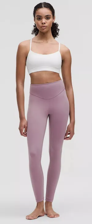 Lululemon Wunder Under SmoothCover High-Rise Tight 25" Lavander Lux Size 6 NWT thumbnail 1