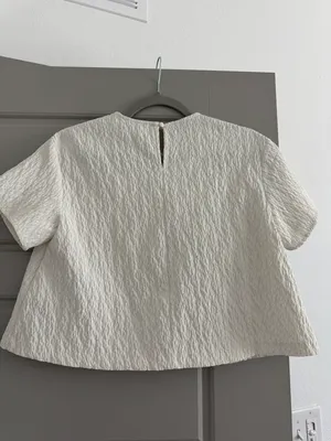Lucy Paris Two Piece White Skirt Set Bridal thumbnail 3
