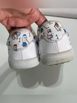 Skechers Go Golf Drive 4 Dogs At Play Golf Shoes White Women’s 8.5 Goga Max thumbnail 6