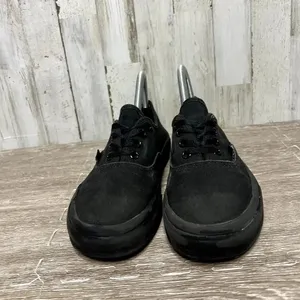 Vans Authentic Black Canvas Skate Shoes Unisex Men's 5.5/Women's‎ 7 Casual thumbnail 4