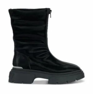 NEW $286 DKNY Women's Fiza Zipper Boots Black sz -8.5 thumbnail 1