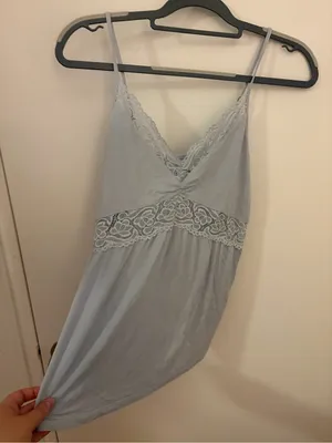 Daisy Fuentes Pale Blue Scoop Neck Cami thumbnail 2
