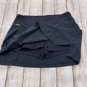 Lole Womens Black Active Skort Size S Wicking Antistatic Zipper Pocket Athletic thumbnail 4
