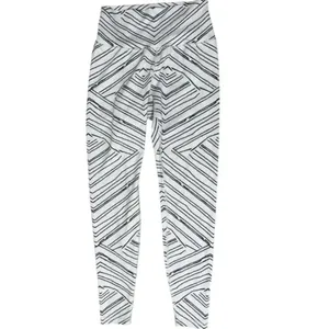 BuffBunny Slay Leggings Medium White Black Zebra Geometric High Waist Activewear thumbnail 5