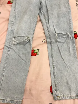 Cotton On straight leg ripped light mom jeans <3 💎 thumbnail 2