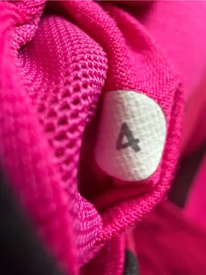 Lululemon Sports Bra Women's Size 4 Pink Orange Striped Active Wear Yoga Stretch thumbnail 4
