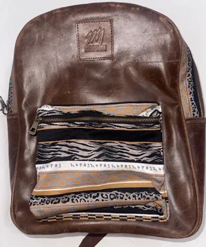 Aztec‎ cowhide leather Backpack thumbnail 1