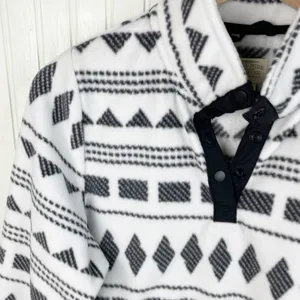Telluride Clothing Company Aztec Print Quarter Zip Fleece Pullover Size Medium thumbnail 3