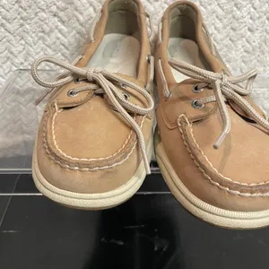 Sperry Top Sider Womens Tan Boat Shoes 2-eye Loafers size 8M Nautical‎ Preppy thumbnail 4