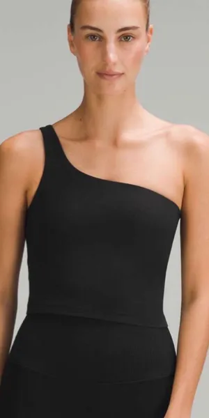 Lululemon Ribbed Nulu Asymmetrical Yoga Tank thumbnail 1