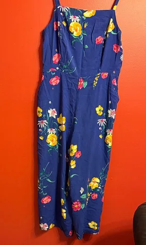 Old Navy Vibrant Floral Jumpsuit thumbnail 1
