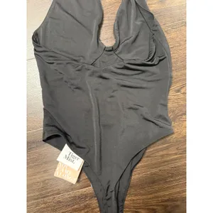 Tiger Mist Plunging Lace Up Bodysuit‎ // NWT Small thumbnail 5