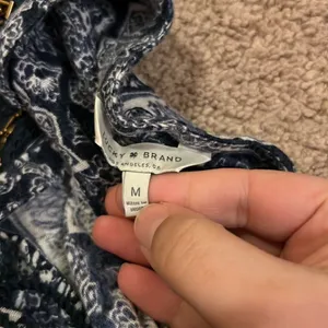 Lucky brand beaded boho blouse M‎ thumbnail 7