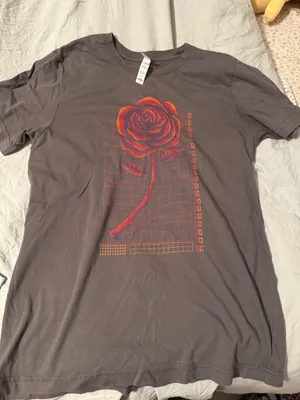 Canvas rose t shirt Gray Size M thumbnail 1