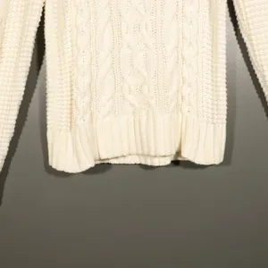 NWOT Lauren Ralph Lauren White Turtleneck Size Medium thumbnail 4