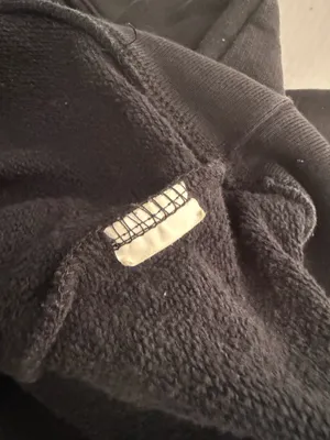 Zara Black Crewneck Sweatshirt with Graphics thumbnail 5