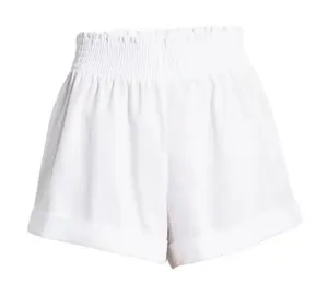 REFORMATION White Linen Nashville Shorts‎ Size Small thumbnail 1