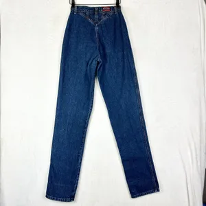Rockies Vintage Bareback Western Jeans Size 27 Tall (23"x35") Rodeo High Rise thumbnail 2