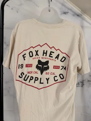 Fox Racing Tee Vintage Y2K Red Short Sleeve Legacy Fox Graphic thumbnail 3