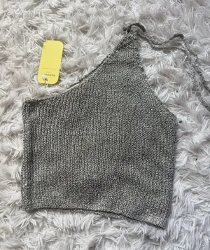 Bananhot sparkly crochet top thumbnail 1