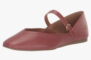 Lucky Brand Women's Albajane Mary Jane Ballet Flat Gold Accent in Henna sz 7.5 M thumbnail 10