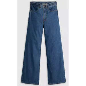 New Levi's 28x32 Ribcage Wide Leg Braided Women's Jeans Big Yikes Dark Wash thumbnail 6