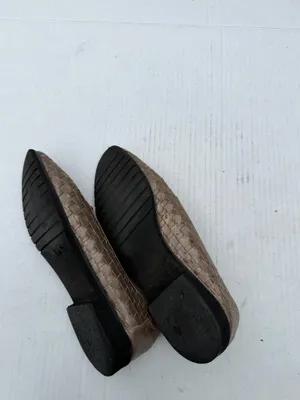Cole Haan Woven Leather Flats Brown Slip On Loafers Made in Italy thumbnail 11
