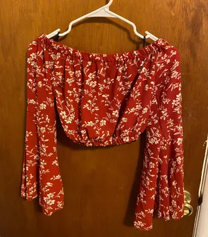 Off The Shoulder Floral Top thumbnail 2