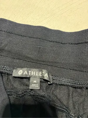 Athleta Black Jogger Pants with Drawstring Waist medium thumbnail 3