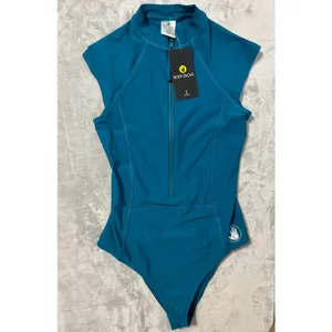 Body Glove Swimsuit Women's One Piece Surf Paddle Board Blue Teal Size Small NWT thumbnail 6