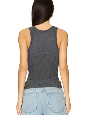 NWT Free People Intimately Clean Slate Tank in Black thumbnail 5