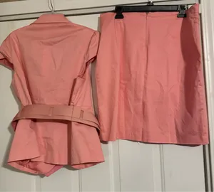 New York & Company Pink Blazer & Skirt set. Is a size 12. thumbnail 5