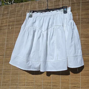 White Cotton & Lace Mini Skirt Medium thumbnail 5