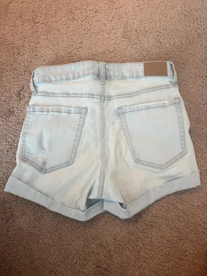Aeropostale Light Wash Jean Shorts thumbnail 2