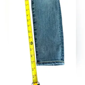 Veronica Beard High Rise Jeans, Light Wash Distressed, Size 26 thumbnail 7