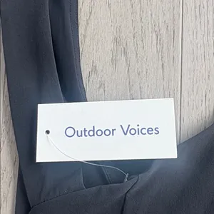 Outdoor Voices Black Cross Back Dress New NWT Size Large thumbnail 12