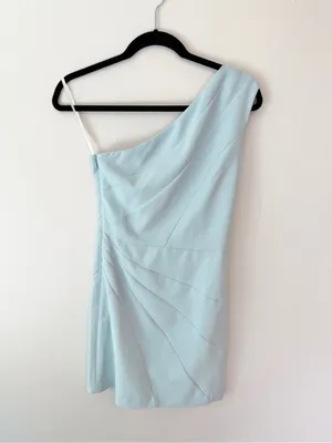 Michael Costello X Revolve  Ava Mini Dress Blue Small thumbnail 2