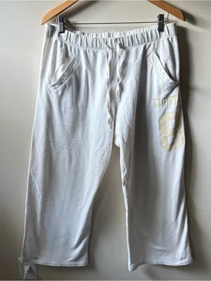 PINK White Wide Leg 2008 Sweatpants thumbnail 1