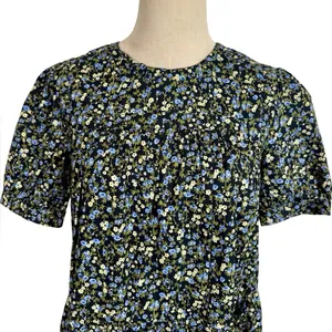 Hyacinth House Quinn Tiered Mini Dress in Black Floral Tuckernuck thumbnail 6