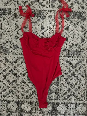 Princess Polly Red Bodysuit thumbnail 2