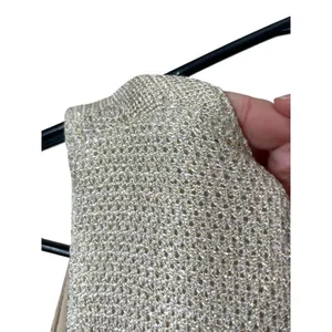 Onyx Nite Womens Dress Size 4 Sleeveless Gold Metallic Crochet Party‎ Cocktail thumbnail 8