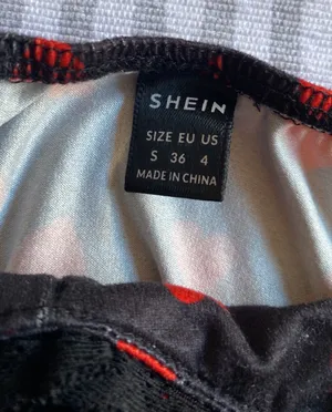 SheIn Crop Cami With Hearts thumbnail 5