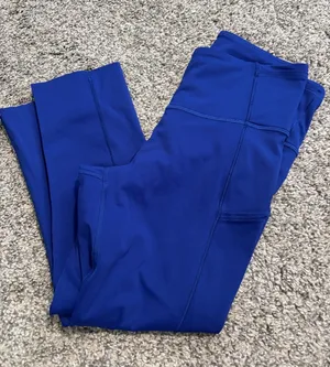 Lululemon Fast and Free High-Rise Crop 19" Psychic size 6 thumbnail 1