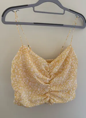 Abercrombie Yellow Top thumbnail 1