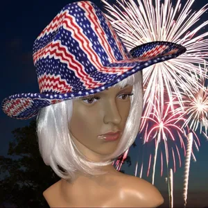 Cowgirl hat! Red, white and blue costume! thumbnail 2