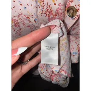 Maurices Floral Button Front Mini Dress Flutter Sleeve XL Pockets Cottagecore thumbnail 7